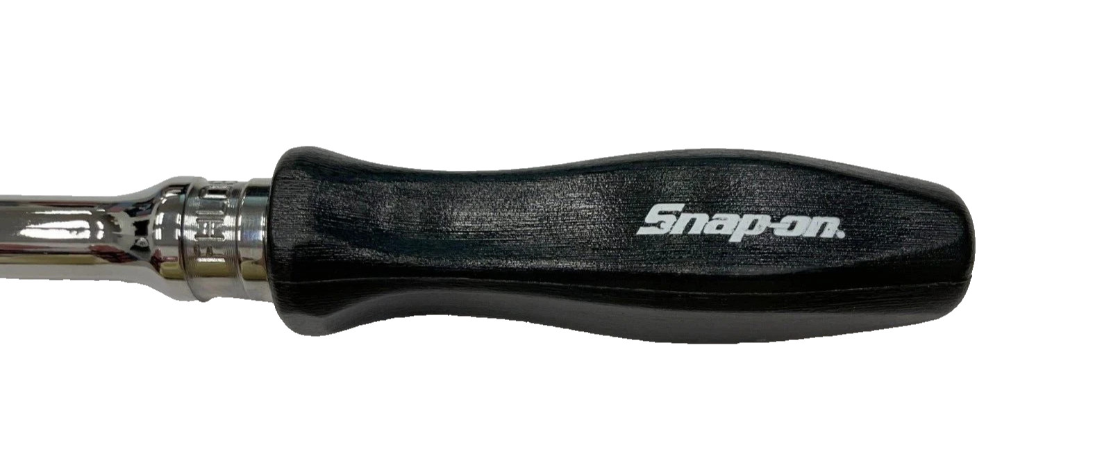 Snap-on 3/8″ drive BLACK Hard Handled Long Ratchet FHLD80 USA NEW