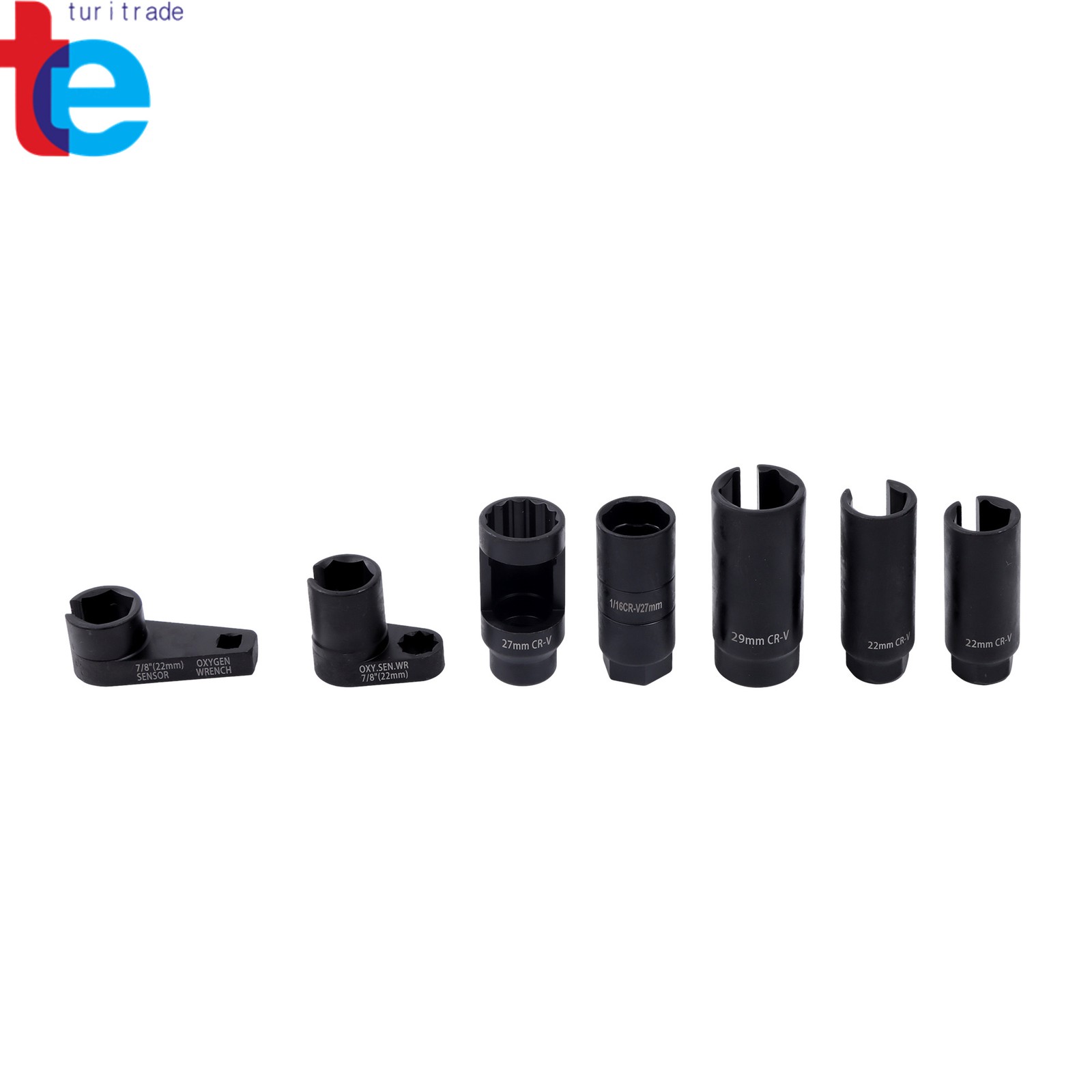 7Pcs Oxygen Sensor & Oil Pressure Sending Unit Master Sensor Socket Tool Set