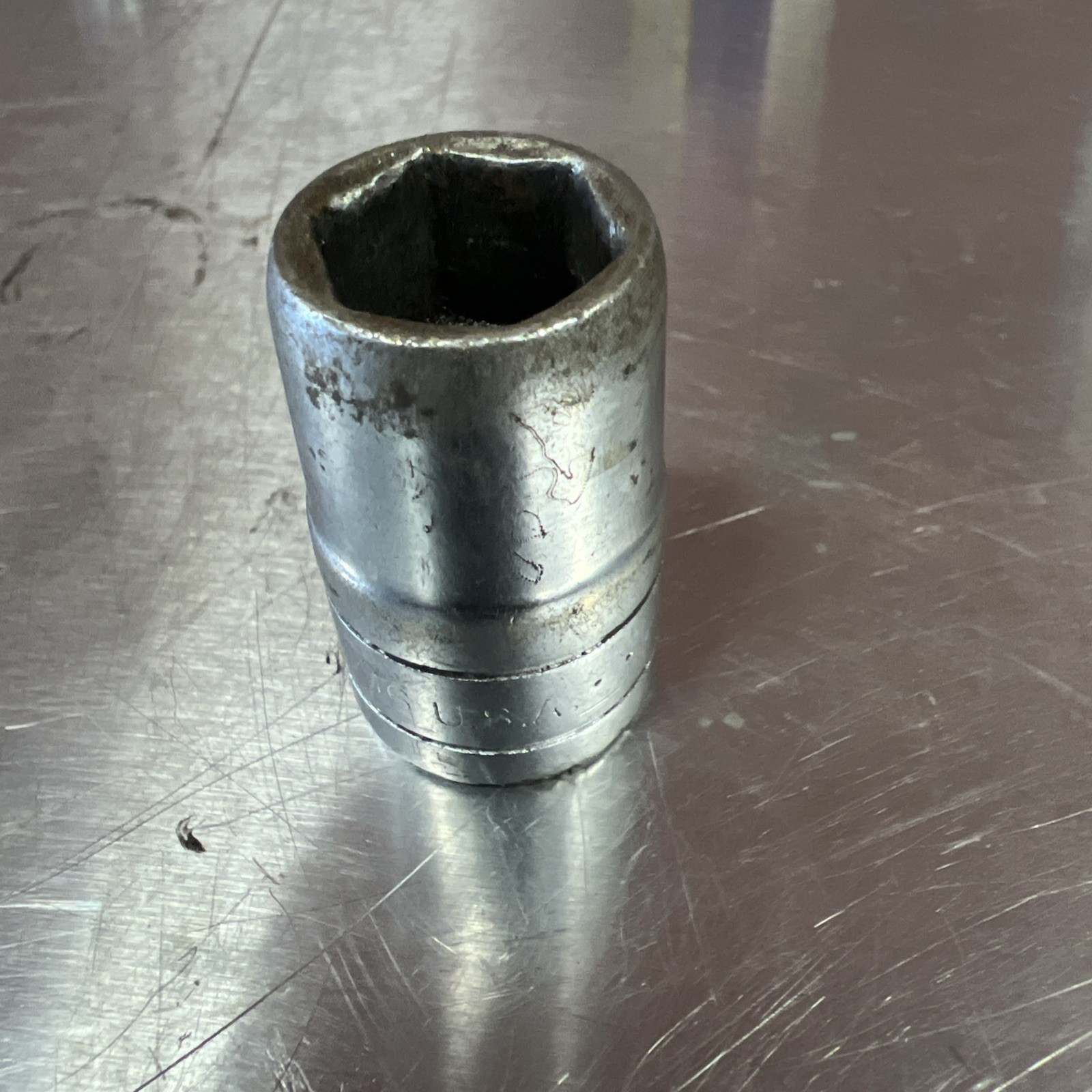 S-K Wayne 9/16″ 6 Point Shallow Chrome Socket 1/2″ Drive 40118