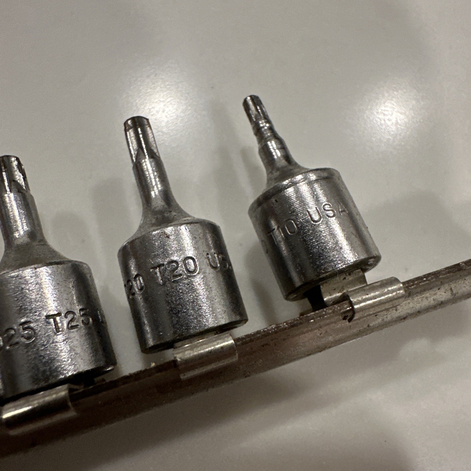 VIM tools 8pc. torx bit set – replaceable bits- 1/4 in. and 3/8 in. drivers. USA