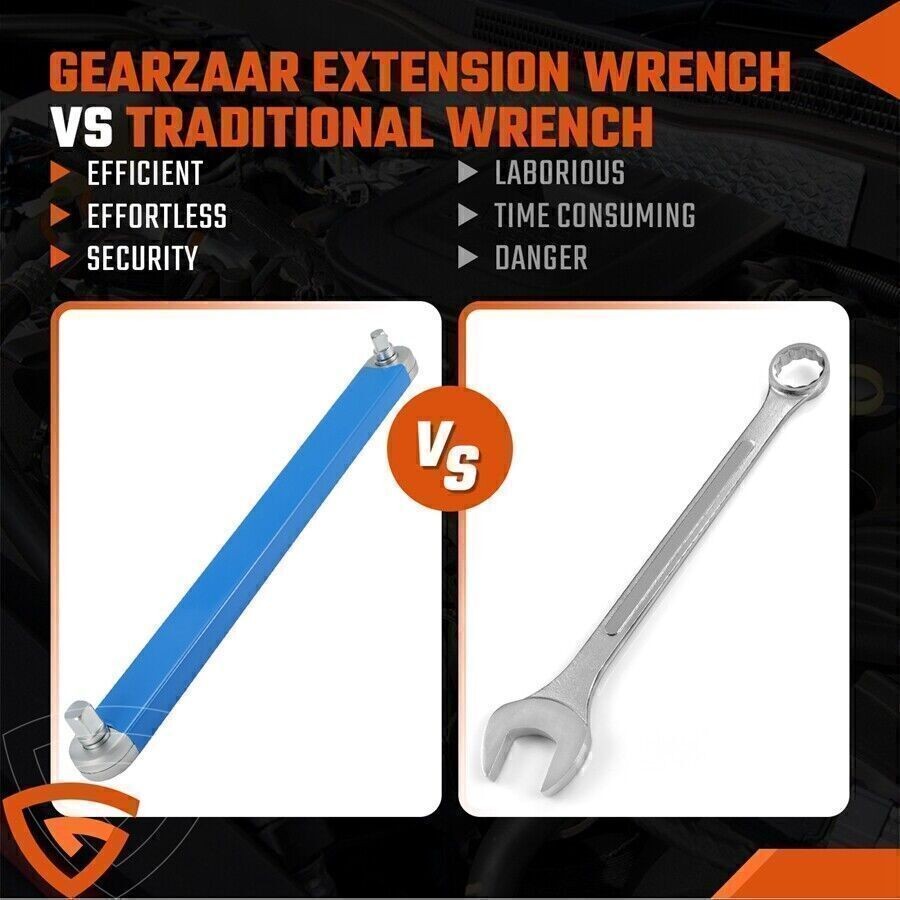 Ratchet Spanner Wrench Offset Extension Set 1/4 3/8 1/2 Inch Drive Metric