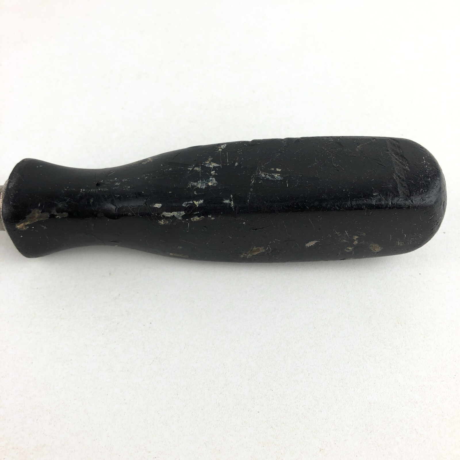Vintage Snap On Tools Flat Slotted Screwdriver 3/8″ SSD8 Black Hard Handle 12.5”
