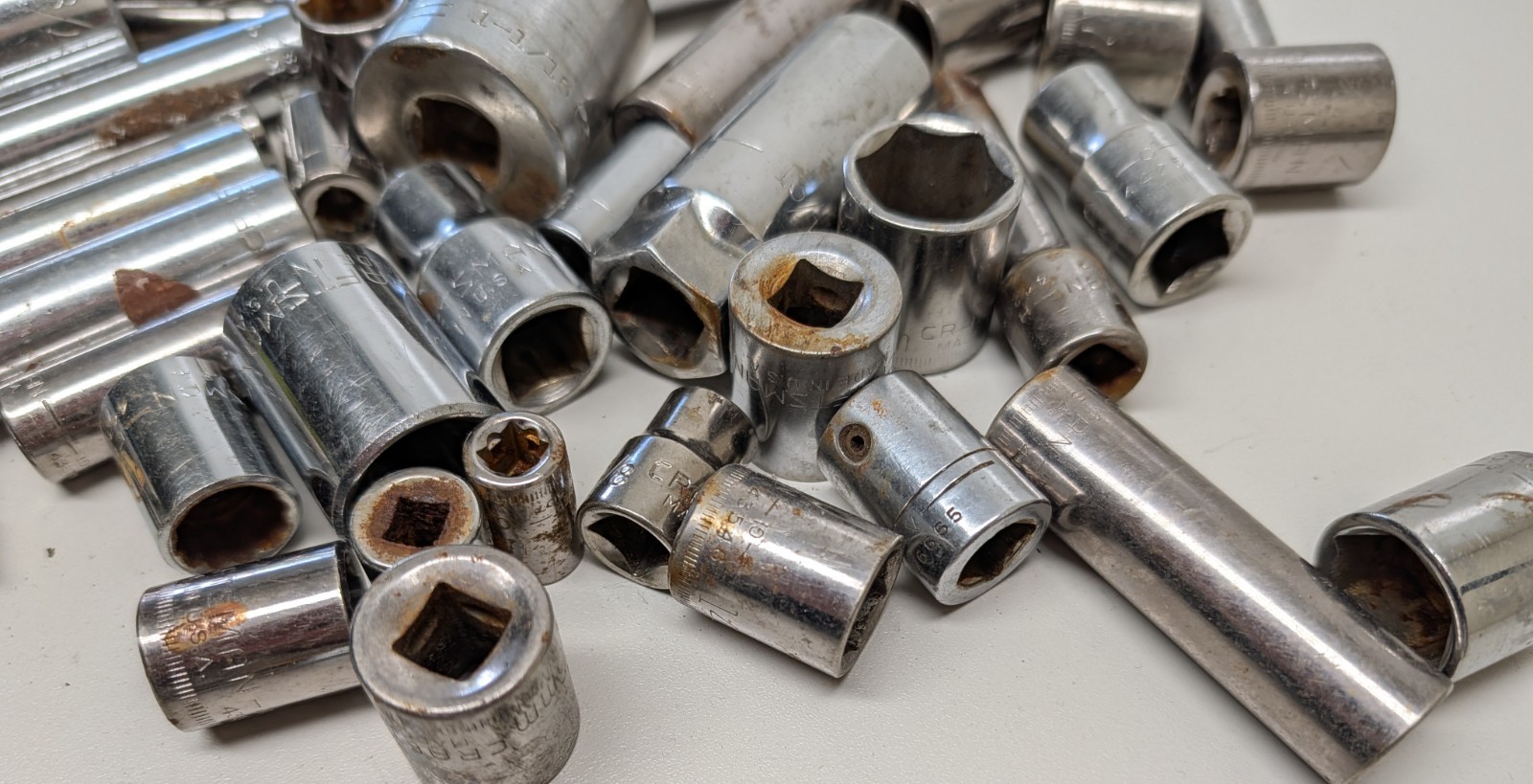 6+ LBS Craftsman Socket Various Sockets Various Sizes Drives Vintage USA AS-IS
