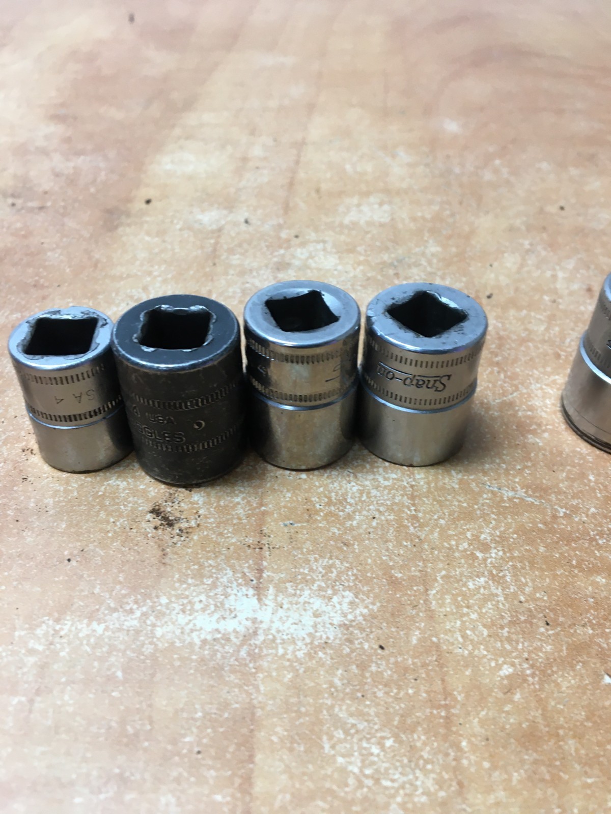 Snap On FSM Series 10pc 3/8″ Drive Metric 8mm-19mm Socket Set no 12 or 17mm