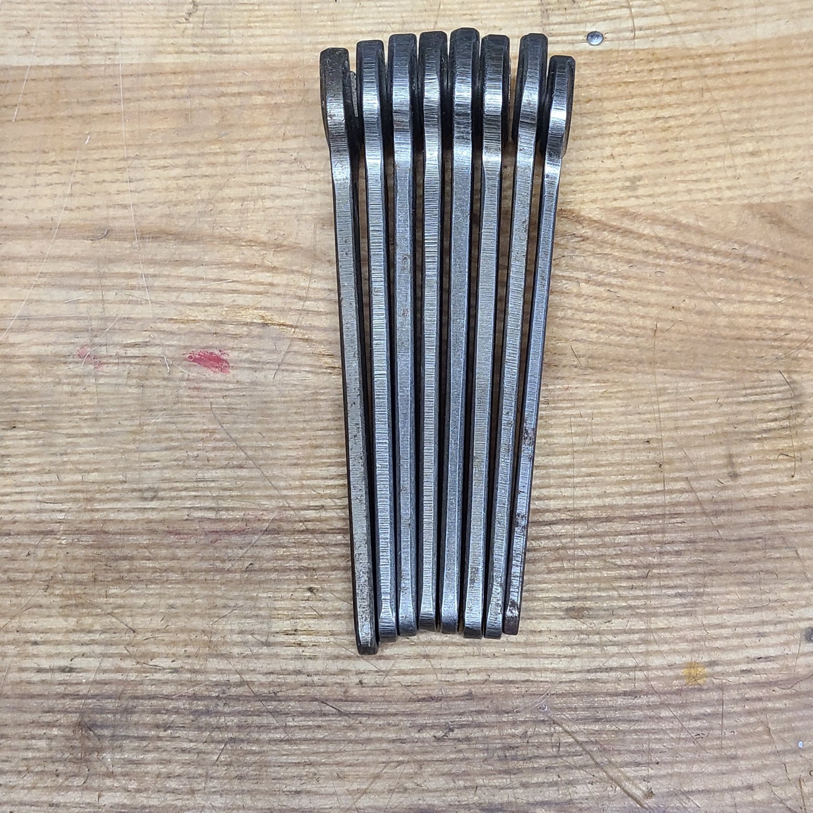 Netsuren Japan Wrench Spanner Lot of 8 Metric 13 14 16 mm Vintage Jis B 4630 NOS