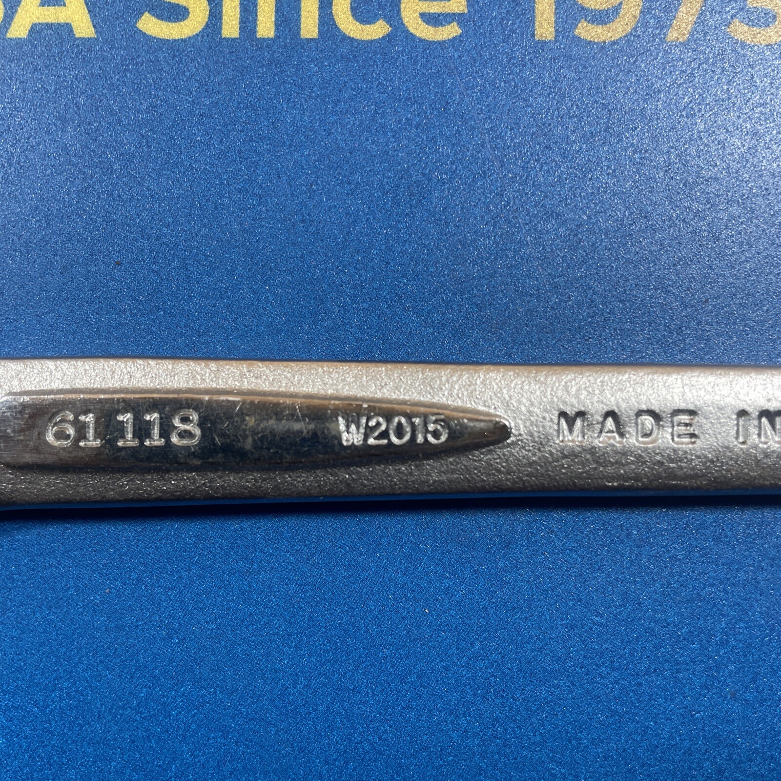 Easco 61 120 Double Open End Wrench Size 5/8 in x 9/16 in USA Tool