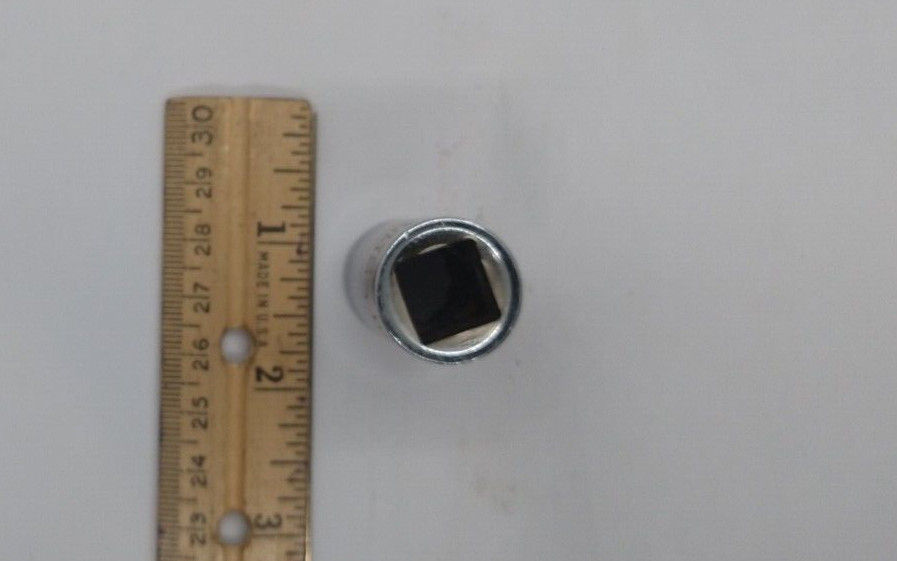 Vintage Craftsman 1/2″ Dr 15MM 12 Pt Shallow Socket Top Knurl VV 44236 USA NOS