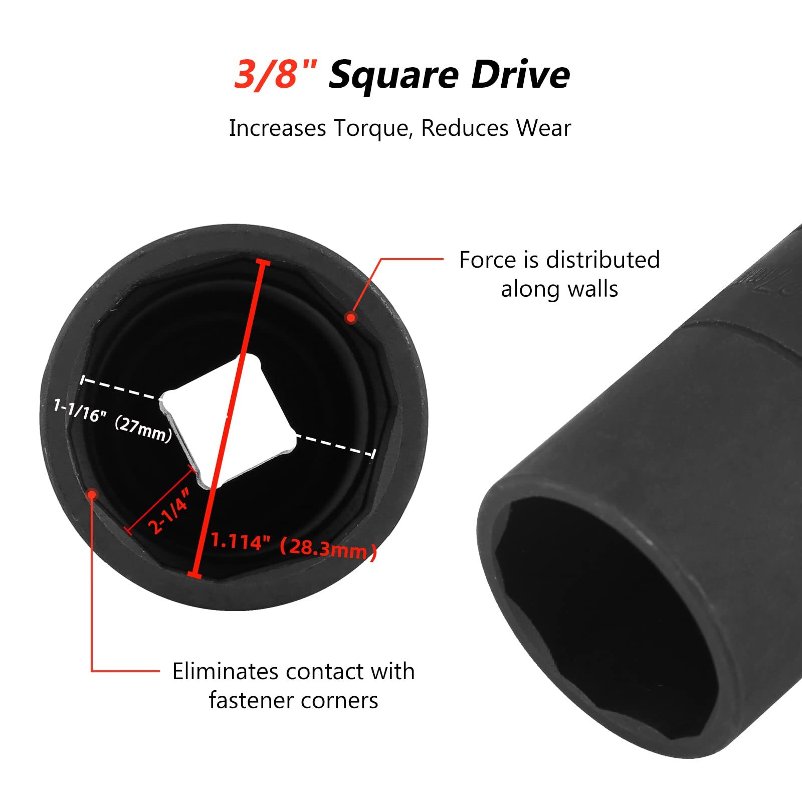 Oil Pressure Sensor Switch Socket For Special Size 1-1/16 Inch 27mm X 28.3mm