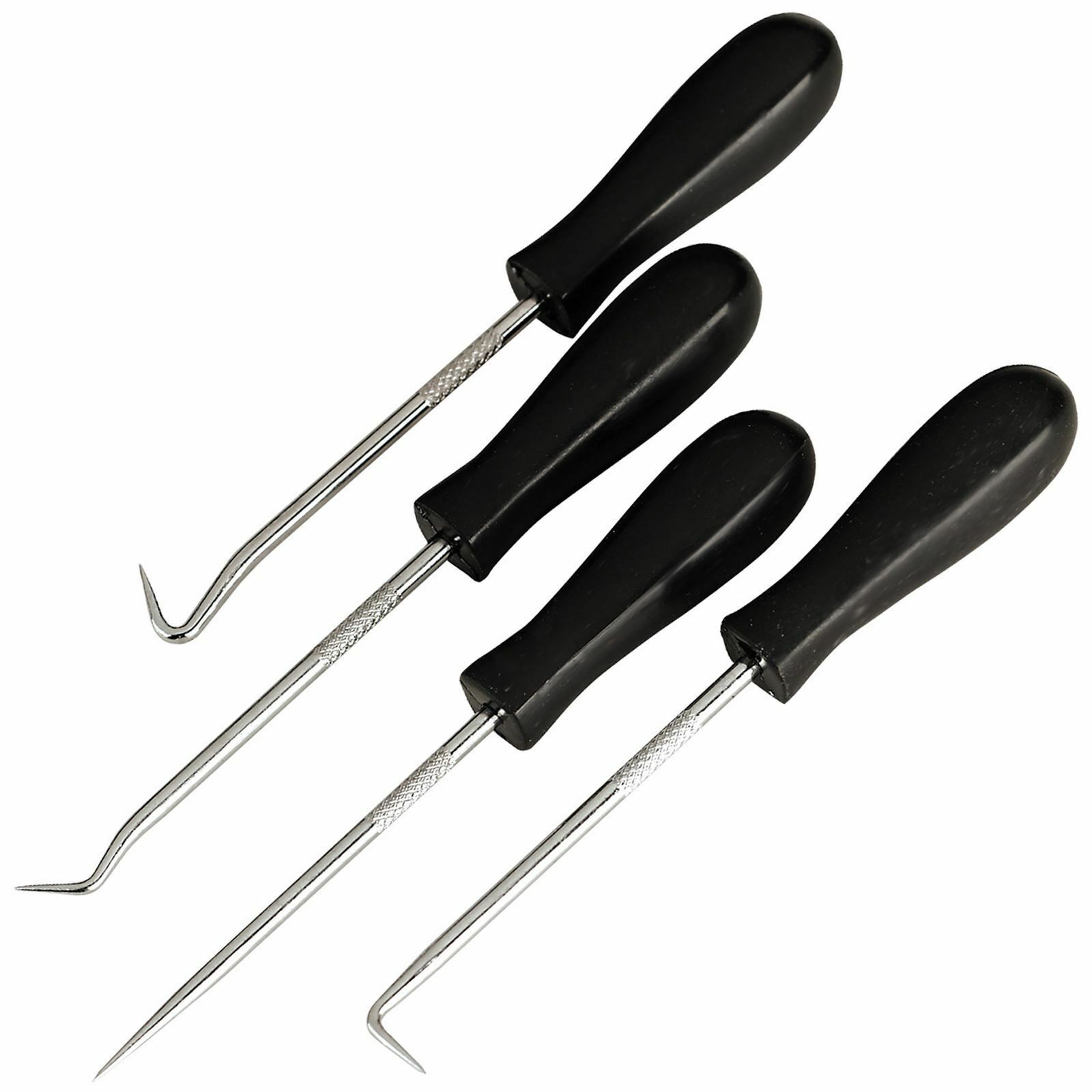QTY4 Mini Hook and Pick Set O-Ring Cotter Pin Oil Seal Removal Puller Hand Tool