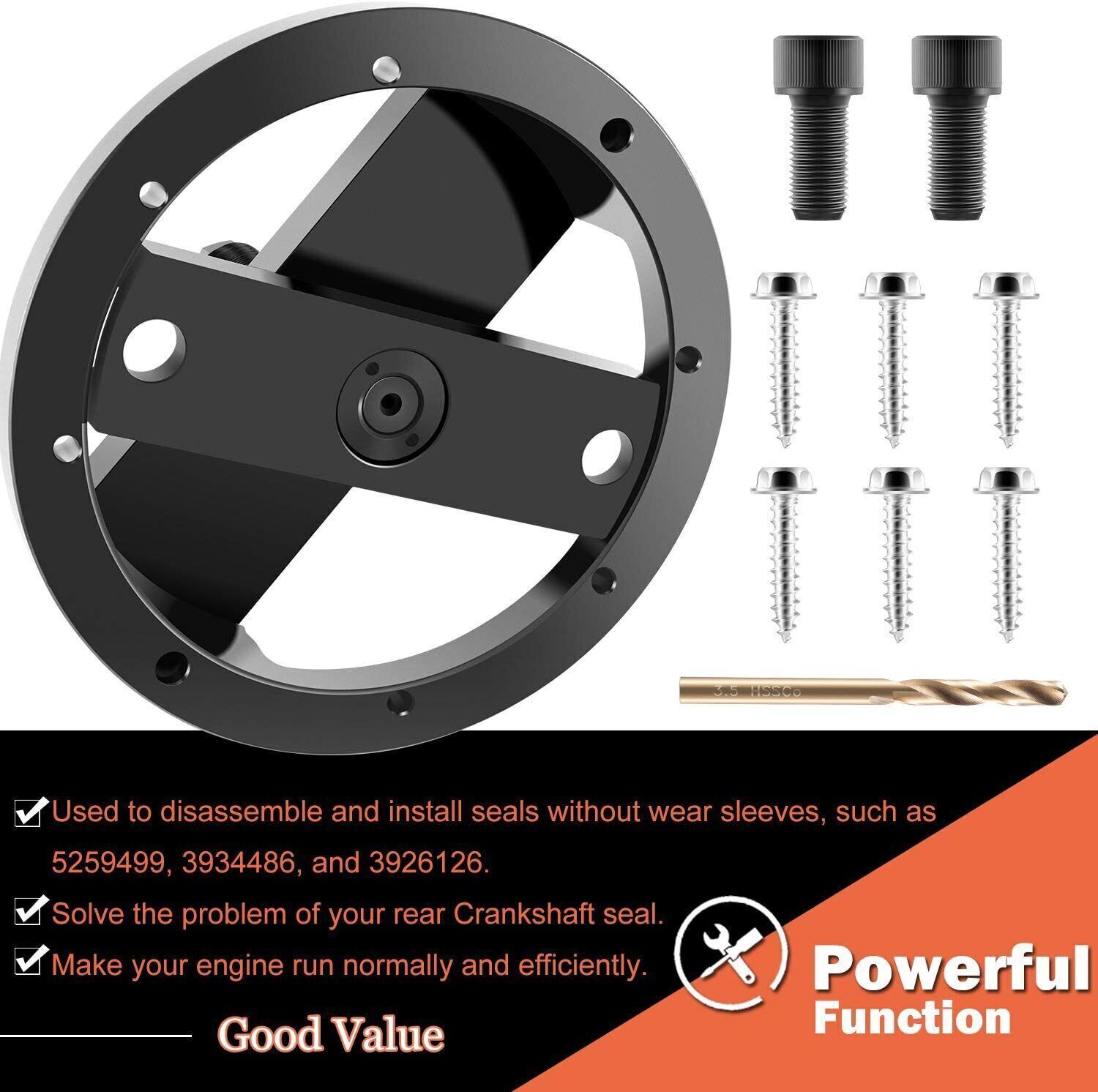 For Cummins Front & Rear Crankshaft Seal Remover Installer Tools 3.9L 5.9L 6.7L