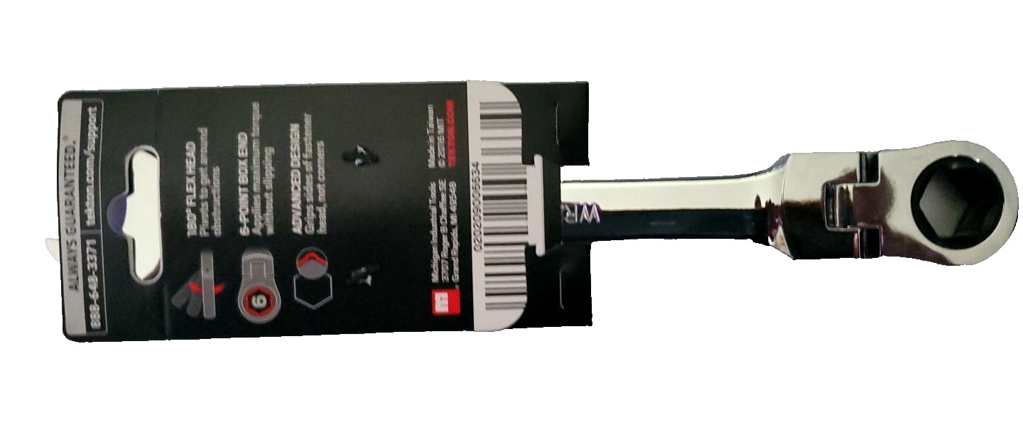 Flex Head Ratcheting 1/2 In Open And Box End Wrench TEKTON