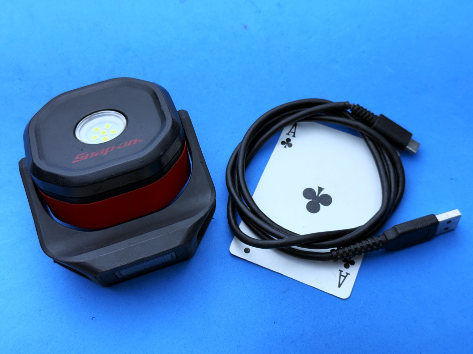 Snap on LED 545 Lumen PROJECT LIGHT Mag-Base Work Light Flashlight ABS ECPRB042M