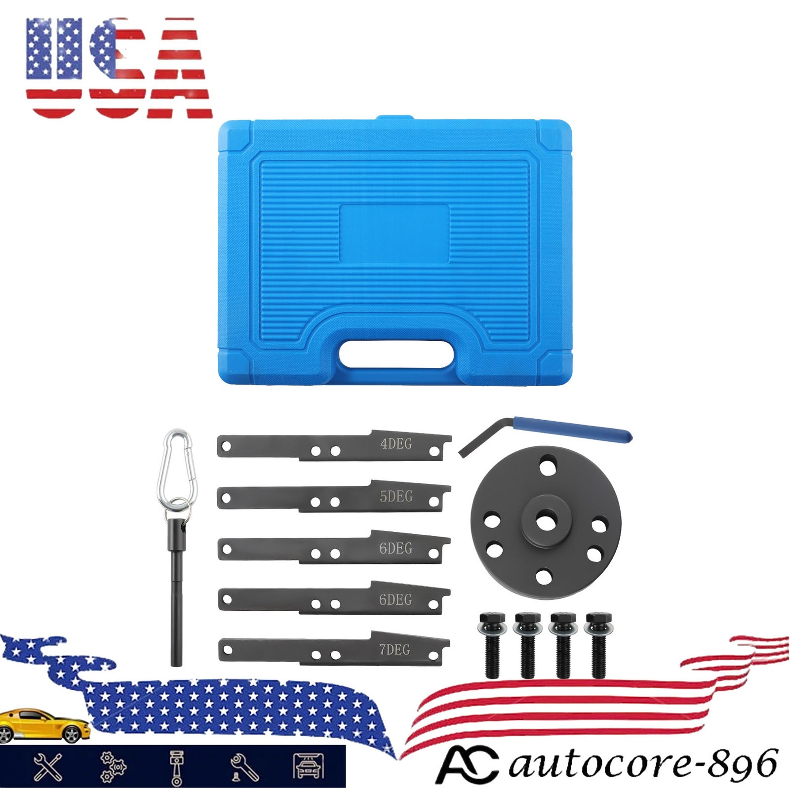 16 PCS Cam Timing Tool Kit Fit for Cummins ISX QSX X15 Engine 3163021 3163530