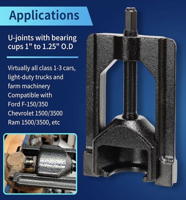 10105 Automot U Joint Pullers (Class 1-3) Universal Joint Extractor NEW
