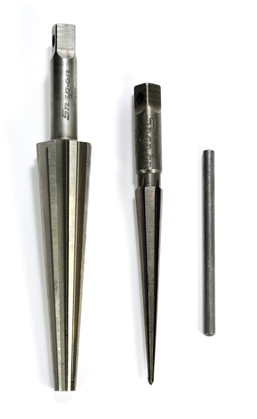 Set of 2 Snap-on R120 and R121 Repairman’s Reamers 1/8″ to 1/2″ and 1/2″ to 1”