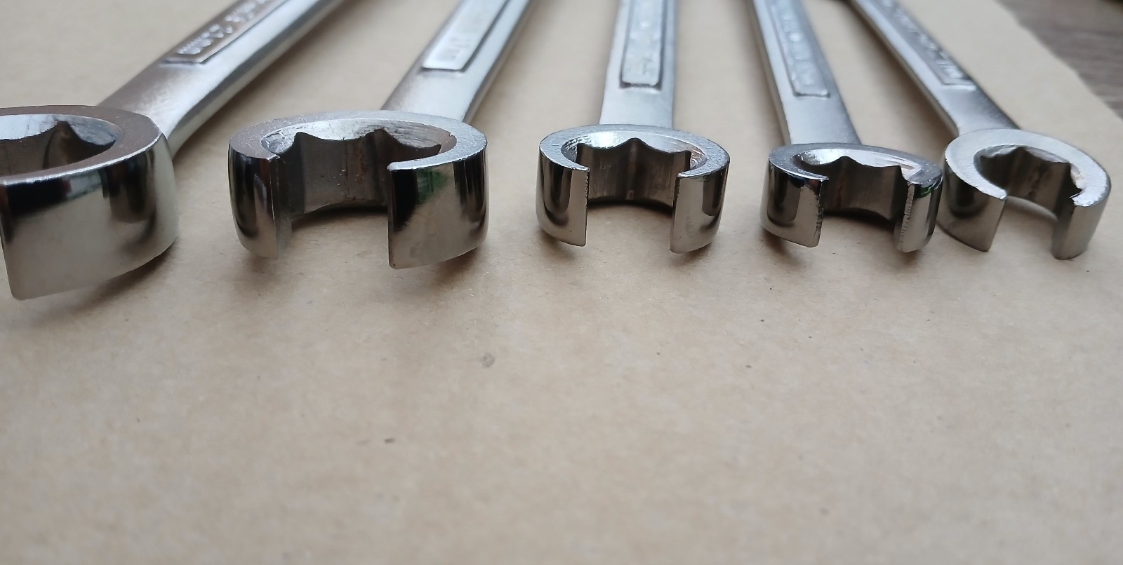NEW CRAFTSMAN VINTAGE SEARS 5pc METRIC Flare Nut Wrench Set VA VV 9mm – 21mm USA