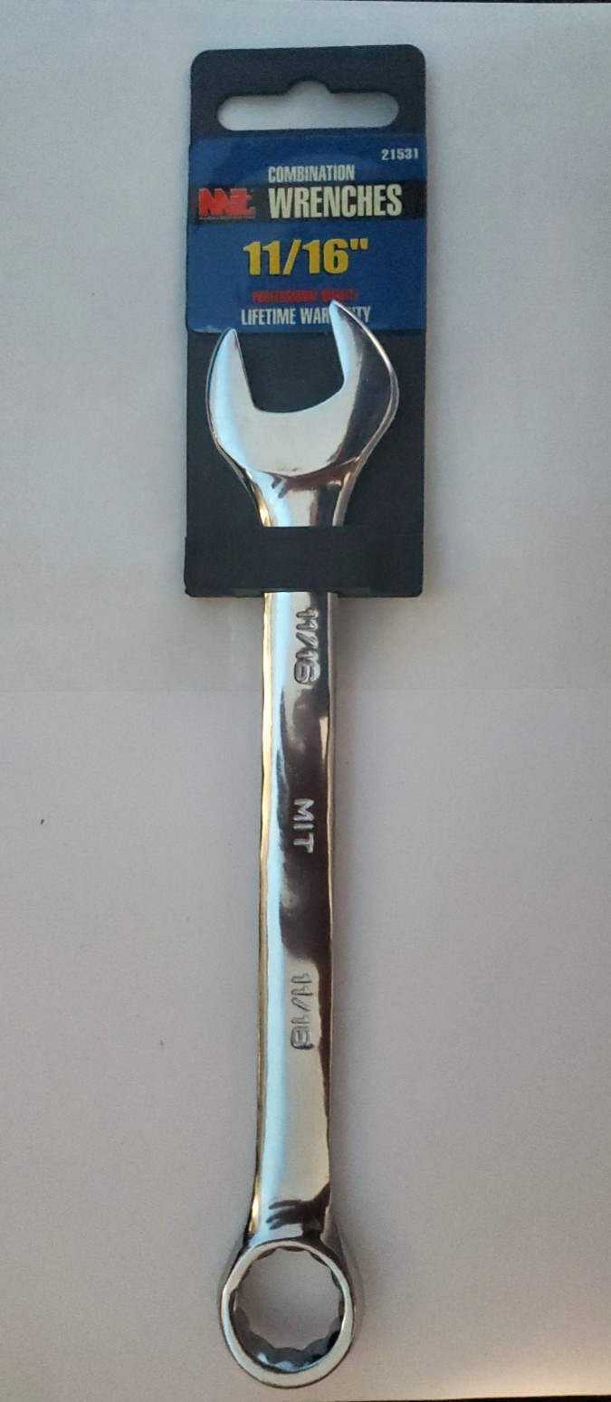 11/16 Inch Open Box End Mit