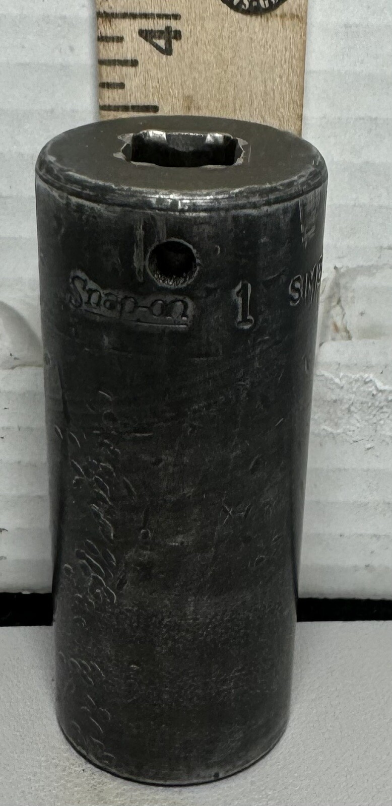 Snap-On Tools SIM320 1” SAE 1/2” Drive Deep 6 pt Impact Socket USA
