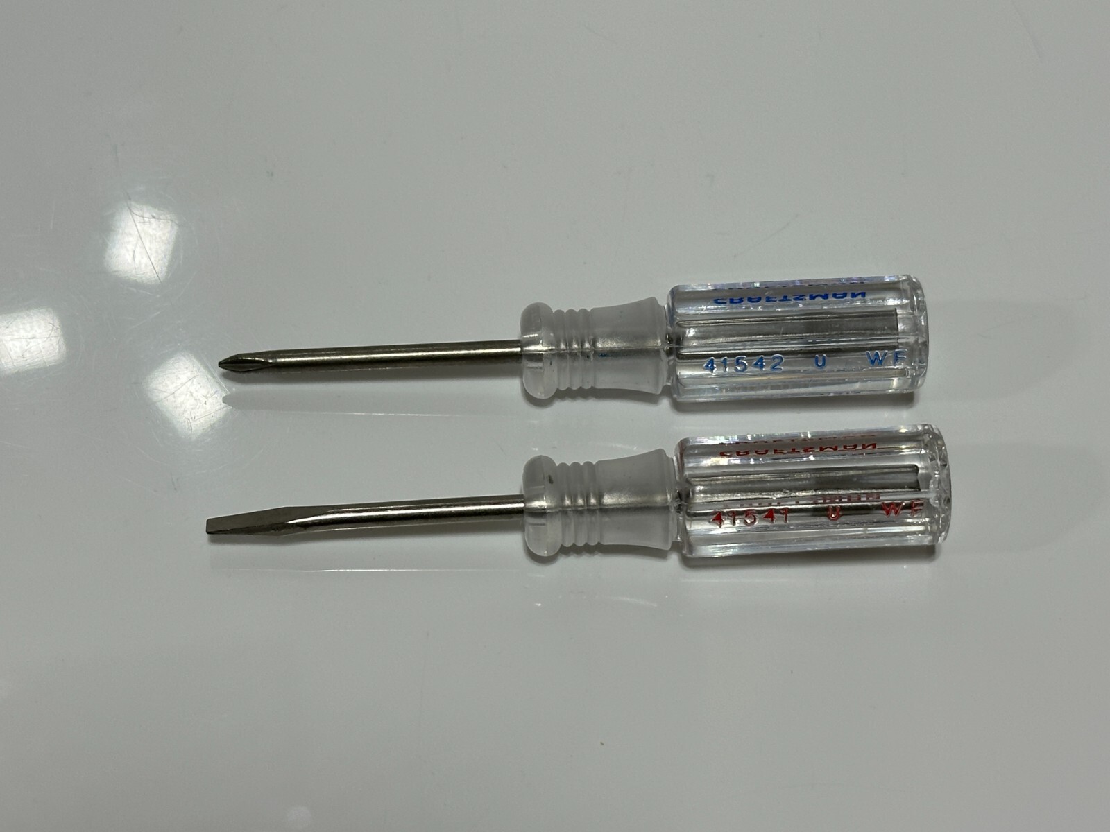 Craftsman USA (NOS) 41543 2pc Precision Mini Phillips Slotted Screwdriver Set