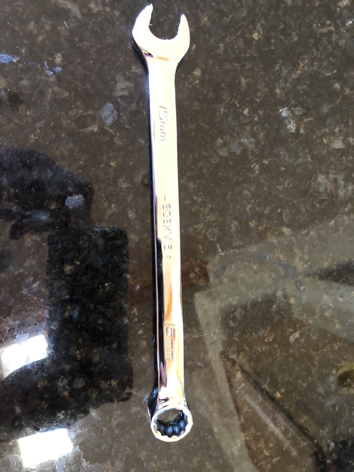 Snap On Tools NEW SOEXM15 15 mm 12-Point Metric Standard Combination Wrench