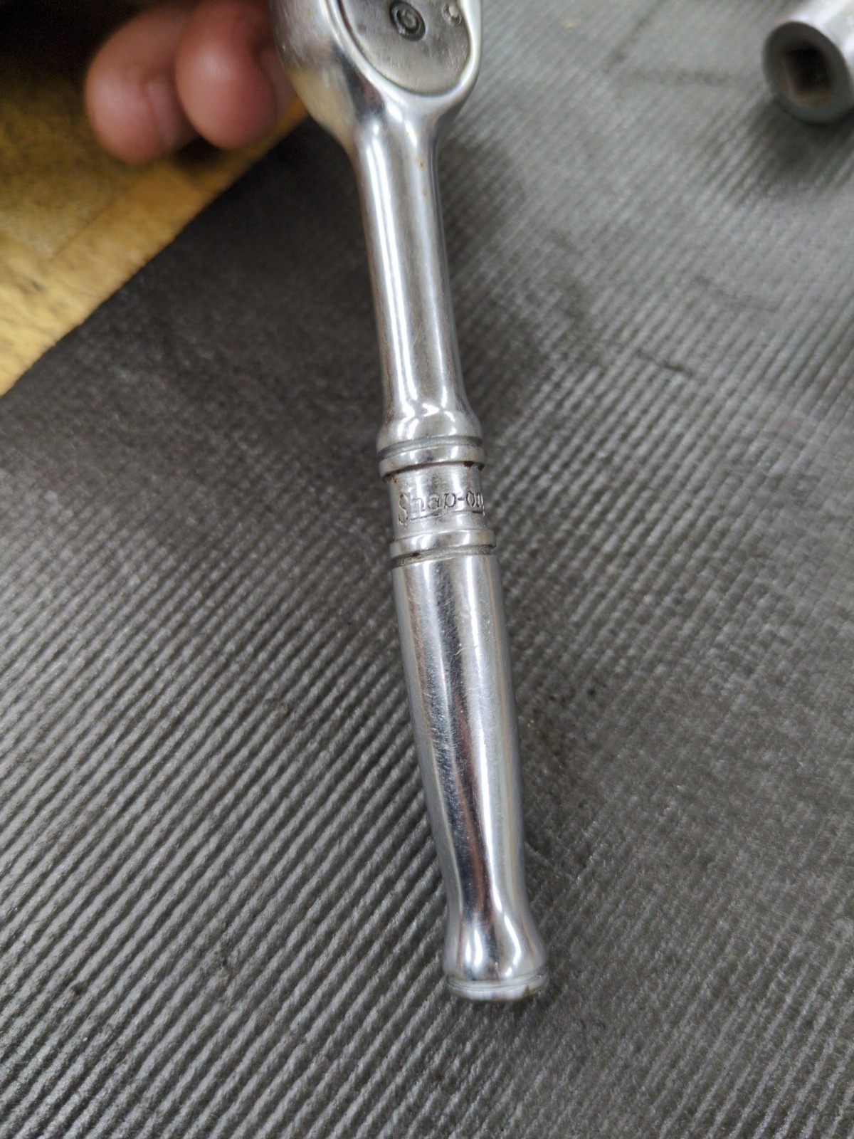Vintage Snap-on TM70B 1/4” Drive Ratchet USA +Sockets