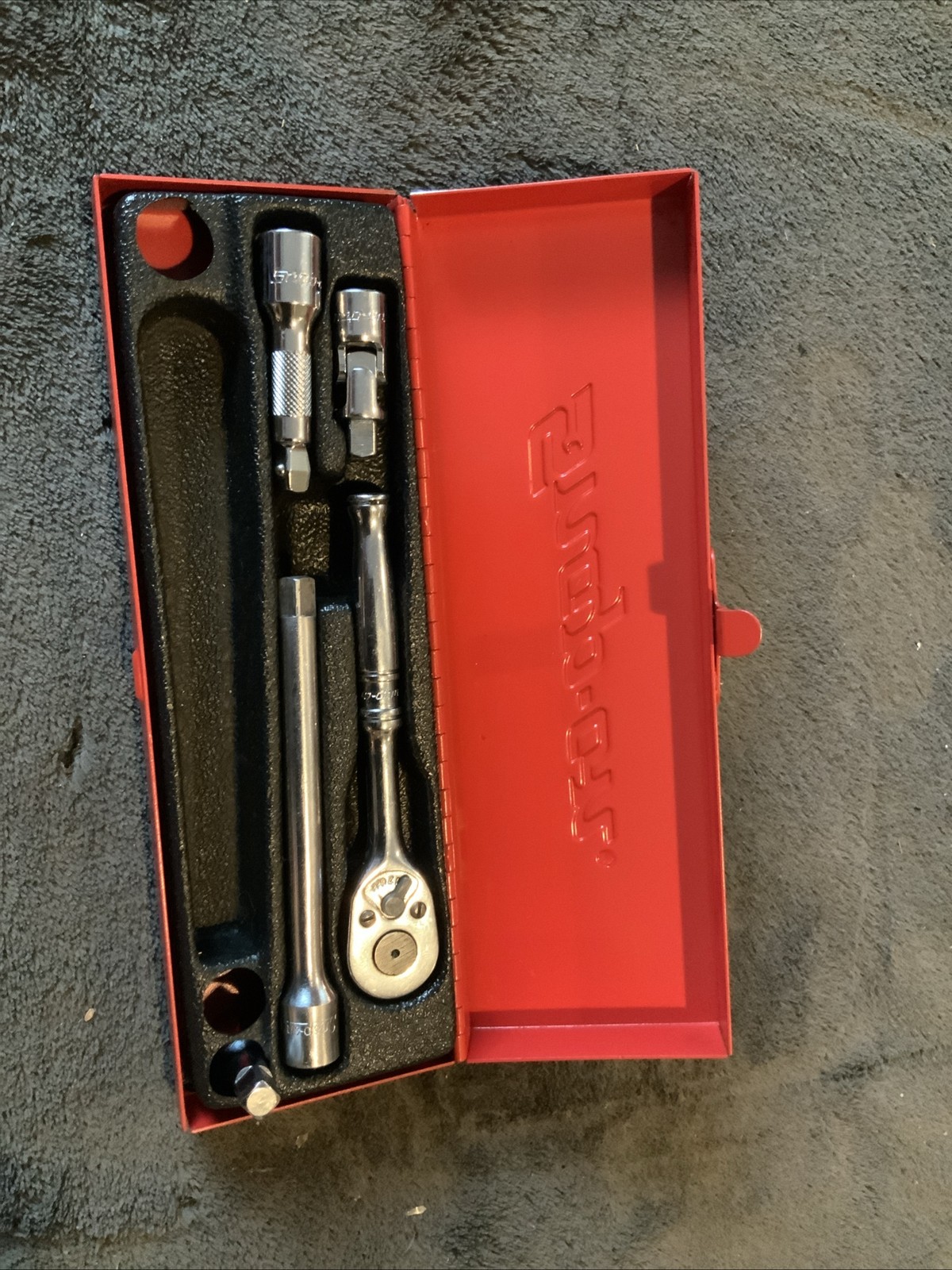 Snap On 1/4” Drive General Service Set, Missing Couple….see Pics…Descrip Sizes..