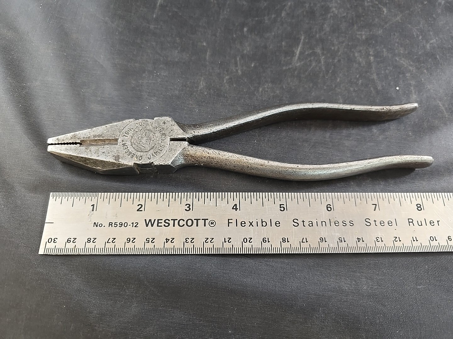 Crescent 50-8 Bullnose Linesman Pliers USA 8.5” Long Vintage Jamestown NY USA