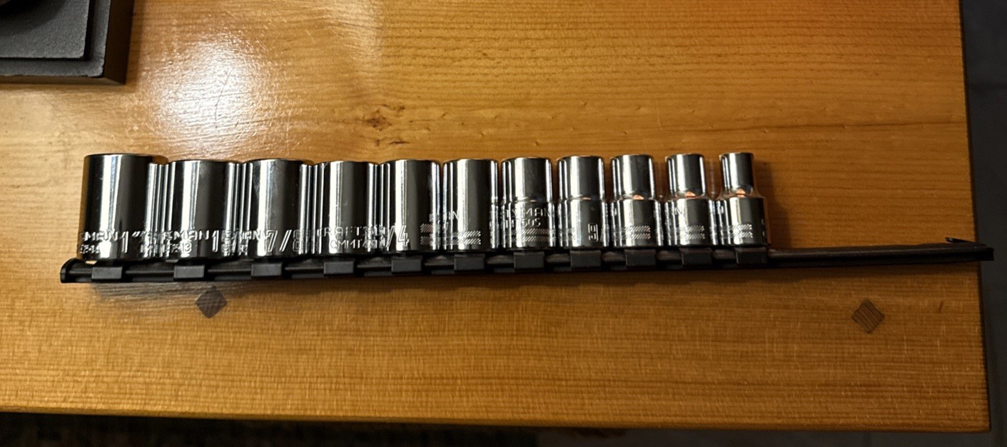 Craftsman 1/2 in Drive SAE 12-Point Socket Set, (11-Pcs) CMMT12046