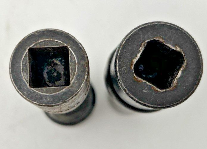 (8) SNAP ON SOCKETS 3/4″ SWIVEL, 1-1/4″, 5/8, 7/8″, 15/16″, 3/4″, 9/16″, N4046A