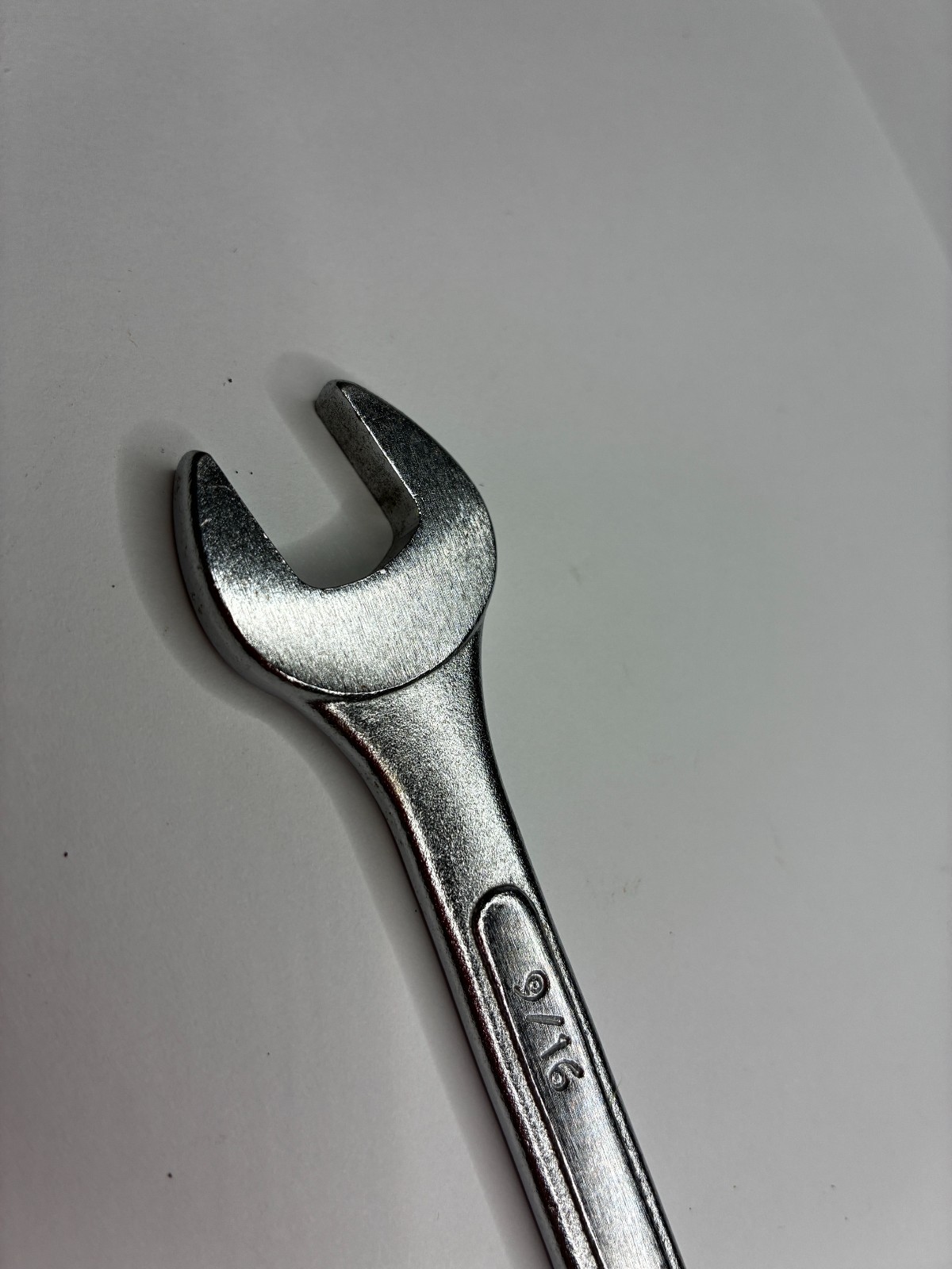 9/16 Combination Wrench SAE Drop Forged China Open Box End