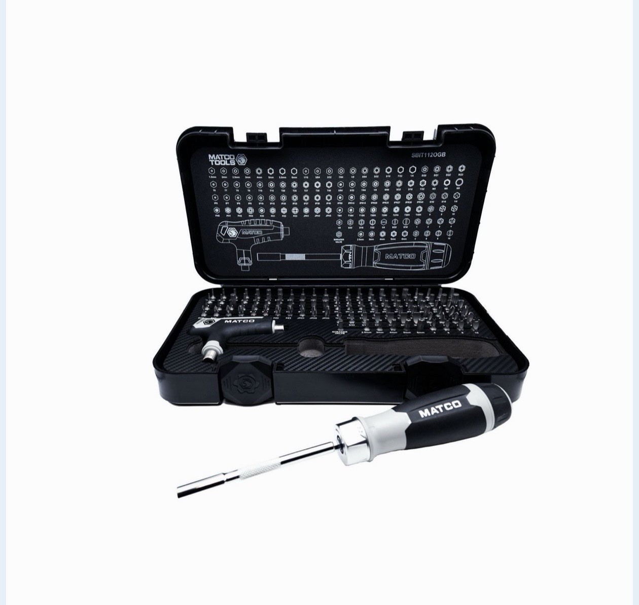 Matco Tools SBIT112OGB 112 Piece Opti-Grip Multi-Bit Set