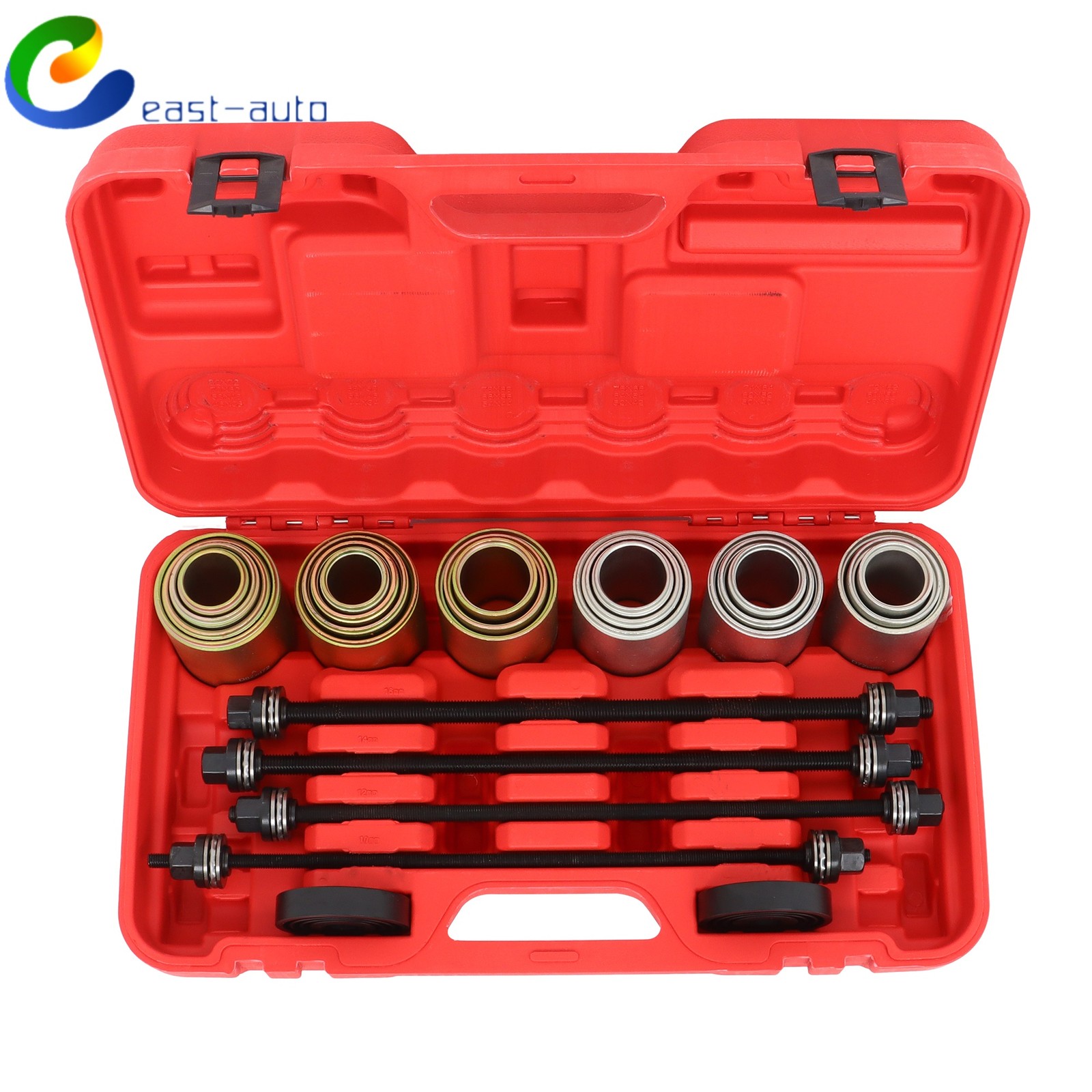 26PCS Universal Pull & Press Sleeve Kit Bush Bearing Removal Insertion Tool