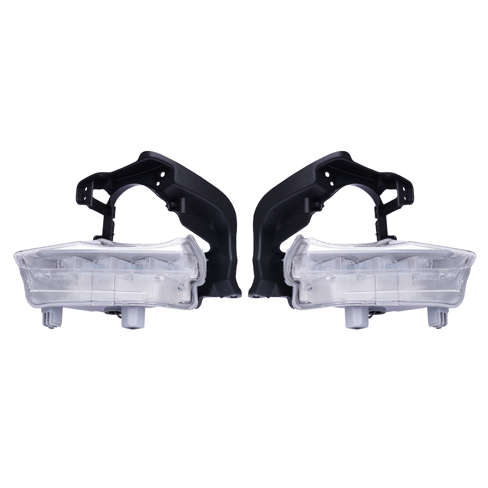 Left & Right Daytime Running Light LED Fog Lamp For Toyota Highlander 2014-2016