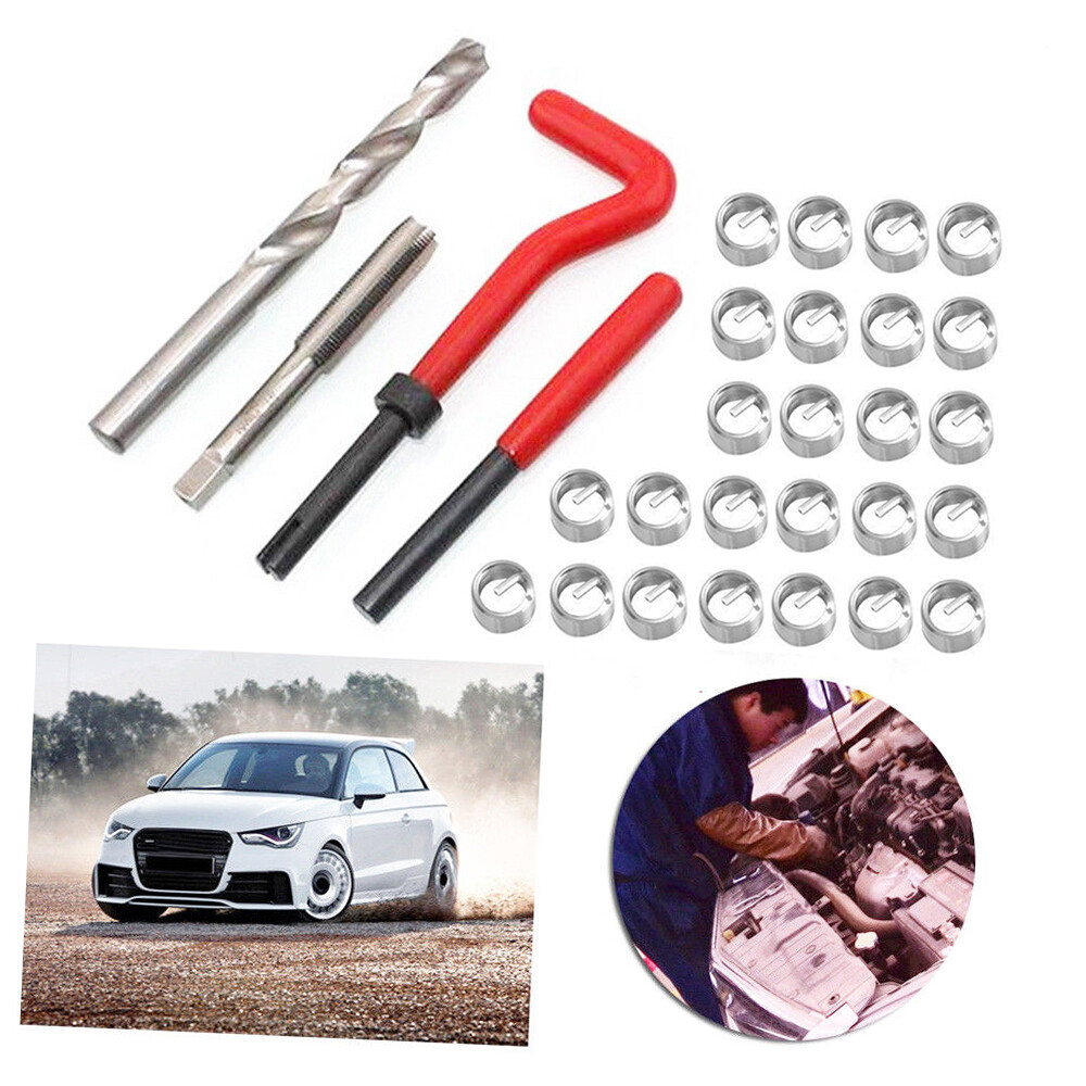 30Pcs Metric Thread Insert Kit M7 M9 M11 Car Coil Tool H7C5