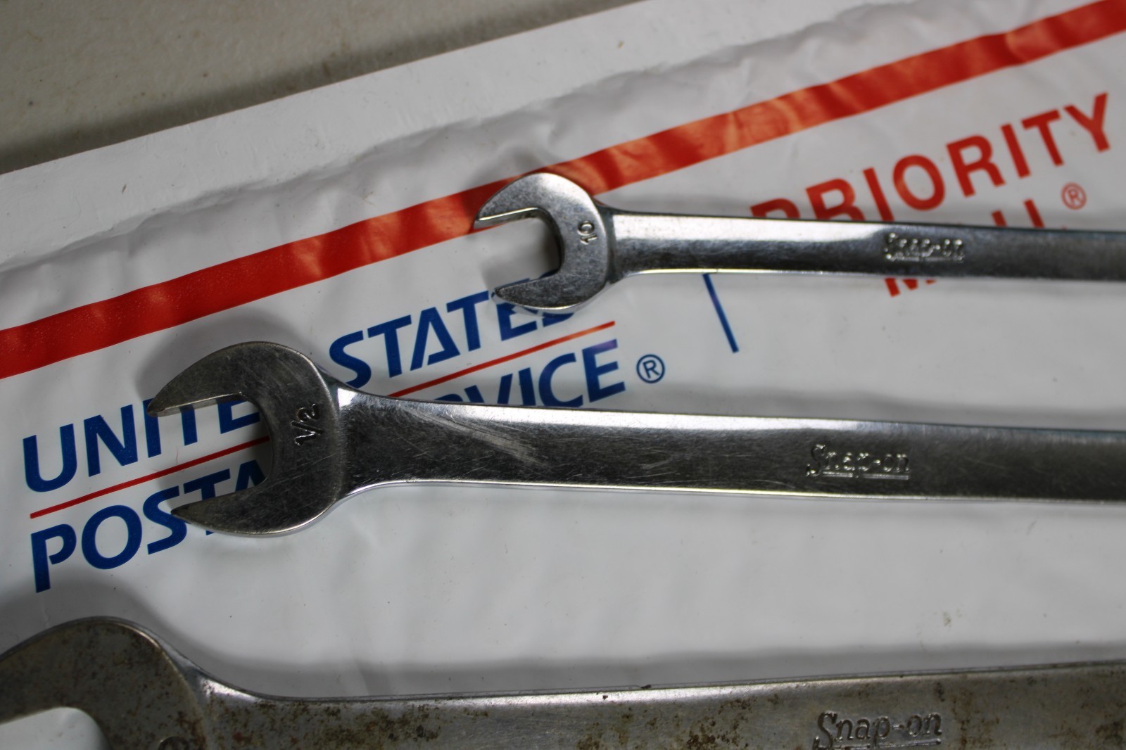 Snap-On 6 Piece Combination Wrench Set OEXM190 Soex26 OSH16 oexm10 oexl22b oex16