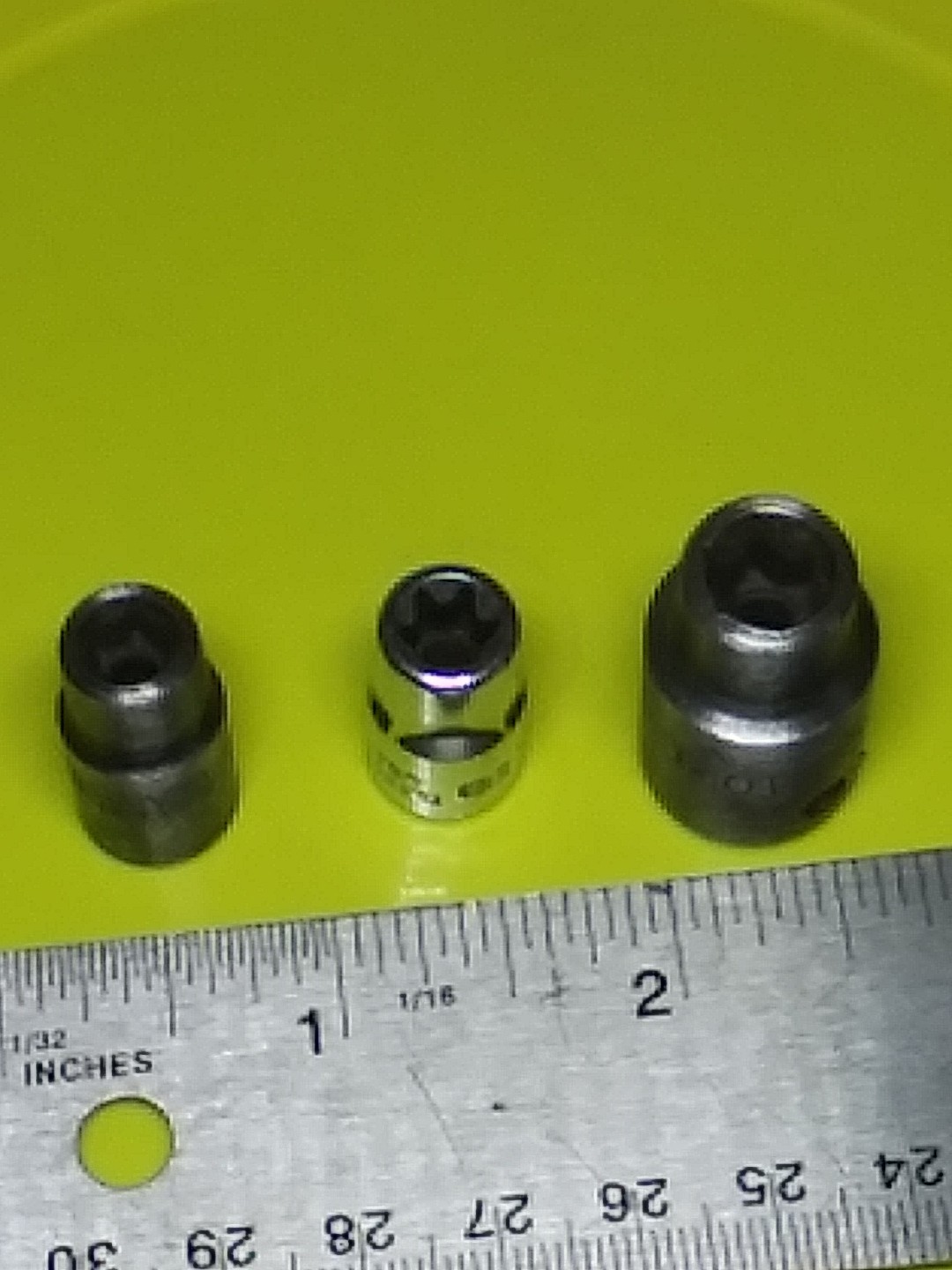 Mac/snap-on tools Inverted/reverse torx 3pc Mixed lot used