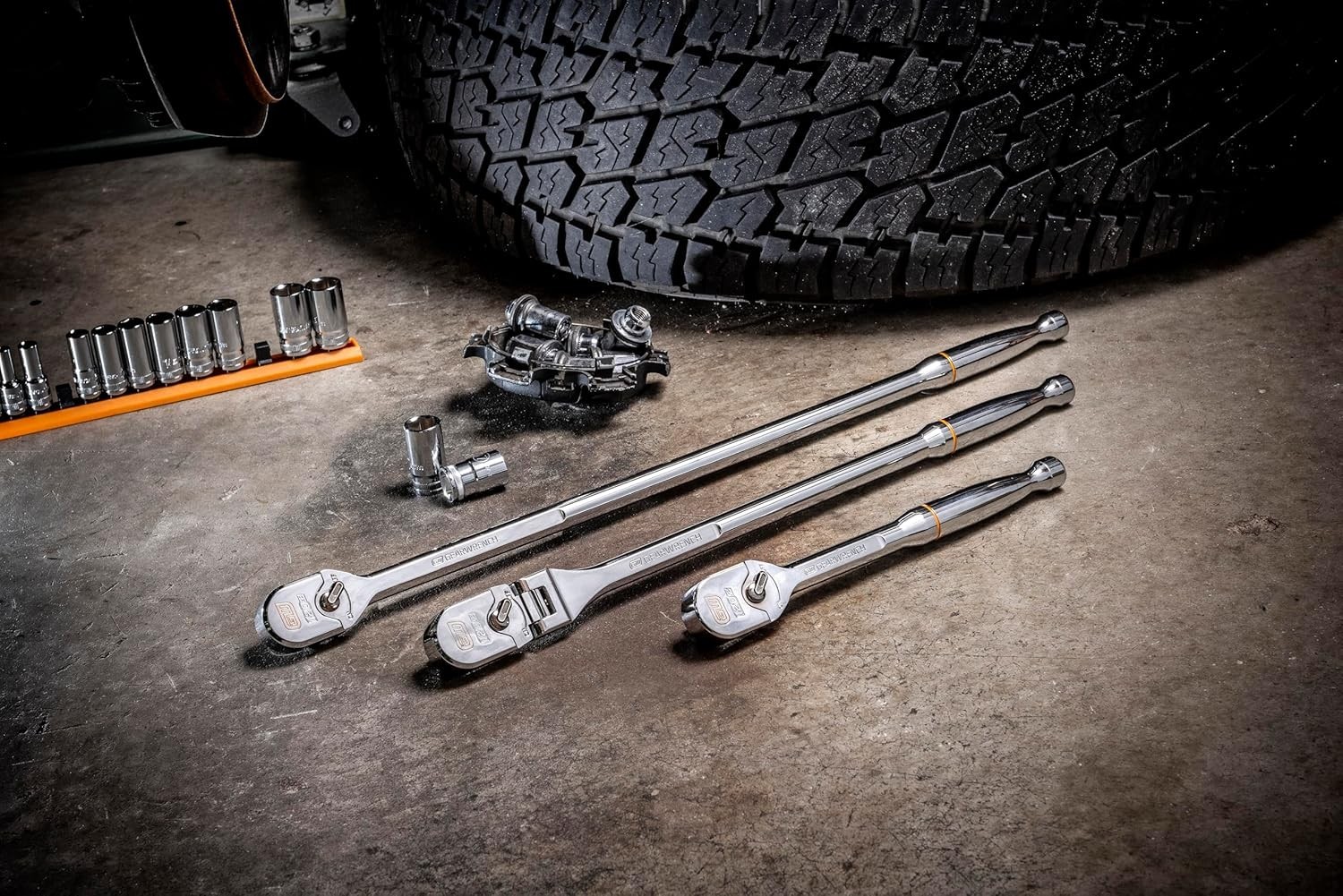 1/2″ Drive 120XP Full Polish Chrome Teardrop Ratchet | 81304XP