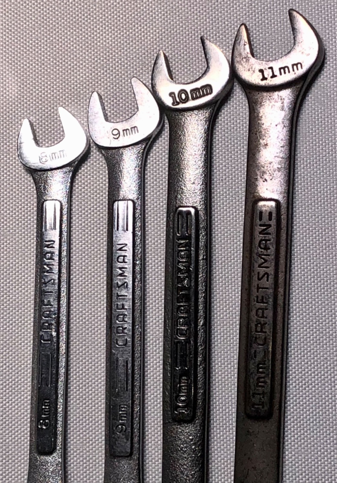 CRAFTSMAN Metric 12PT Combination Wrench Set (4-pieces) 8mm-11mm -VA- U.S.A.