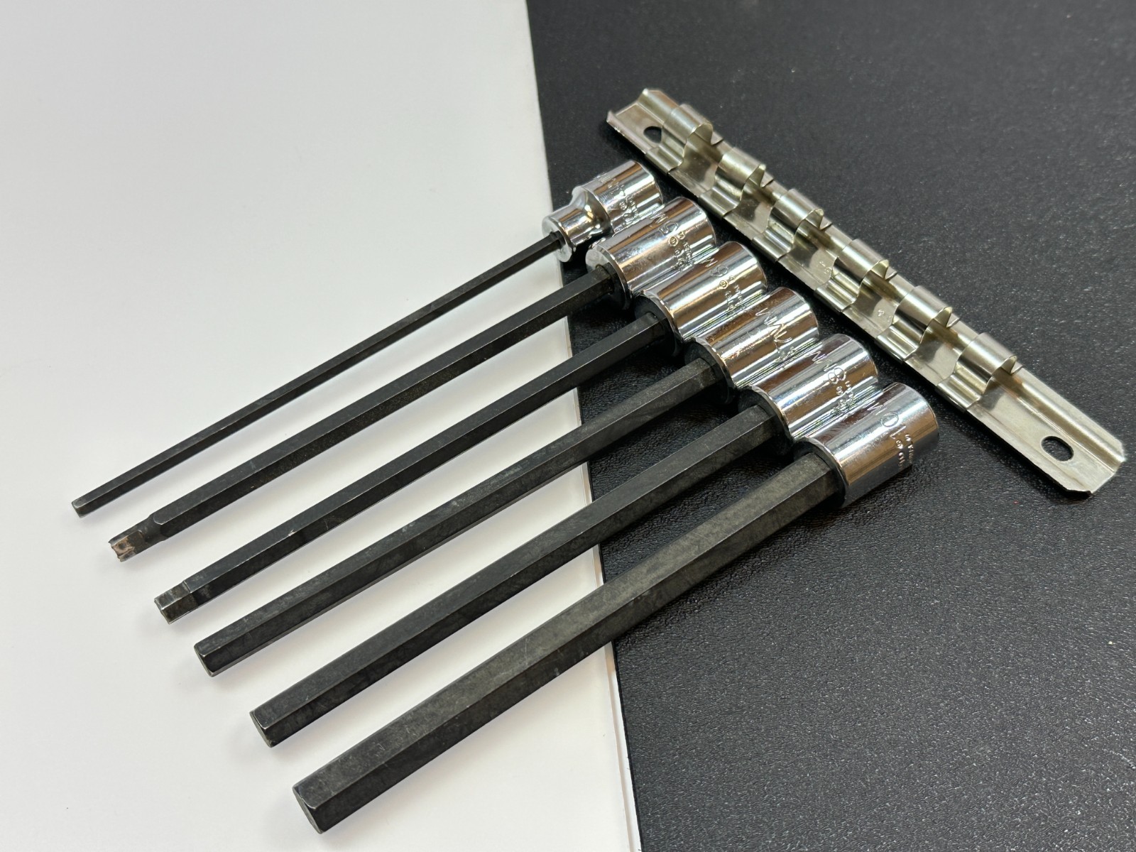 🇺🇸 Proto J4990-SMXL 6pc 3/8″ Drive Metric 4-10mm Extra Long Hex Bit Socket Set
