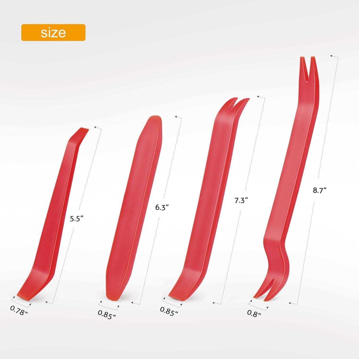Ergonomic 4PCS Auto Trim Removal Tool Kit – Safe Installation Solution