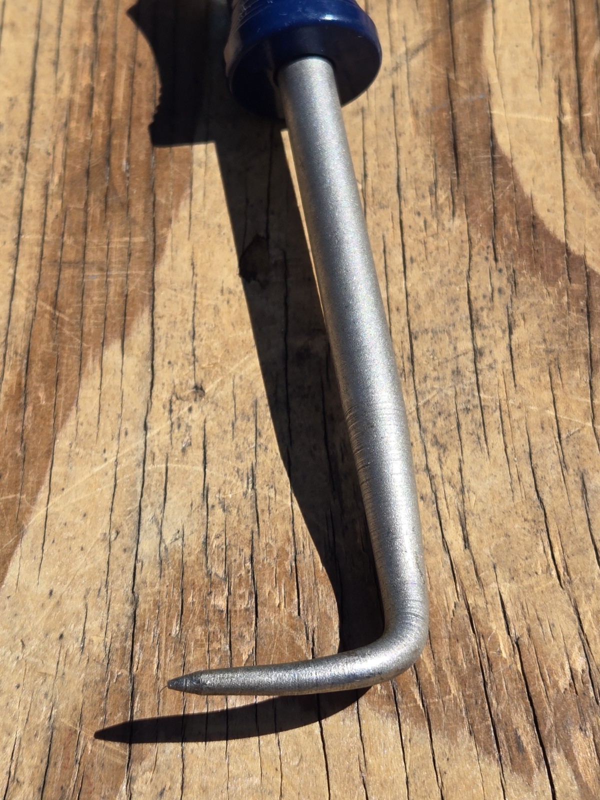 Vintage SEARS Craftsman Cotter Pin Extractor 4319 K WF Made in USA Clear & Blue