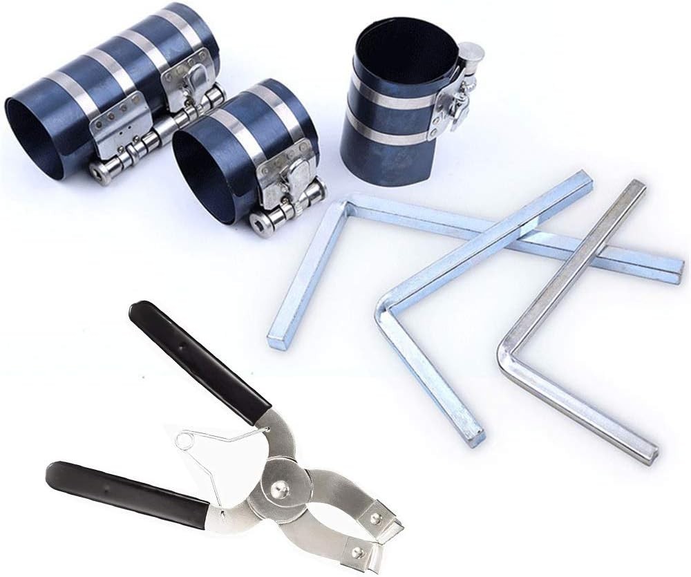piston ring compressor tool Service Set,Car Engine Piston Ring Compressor Too…