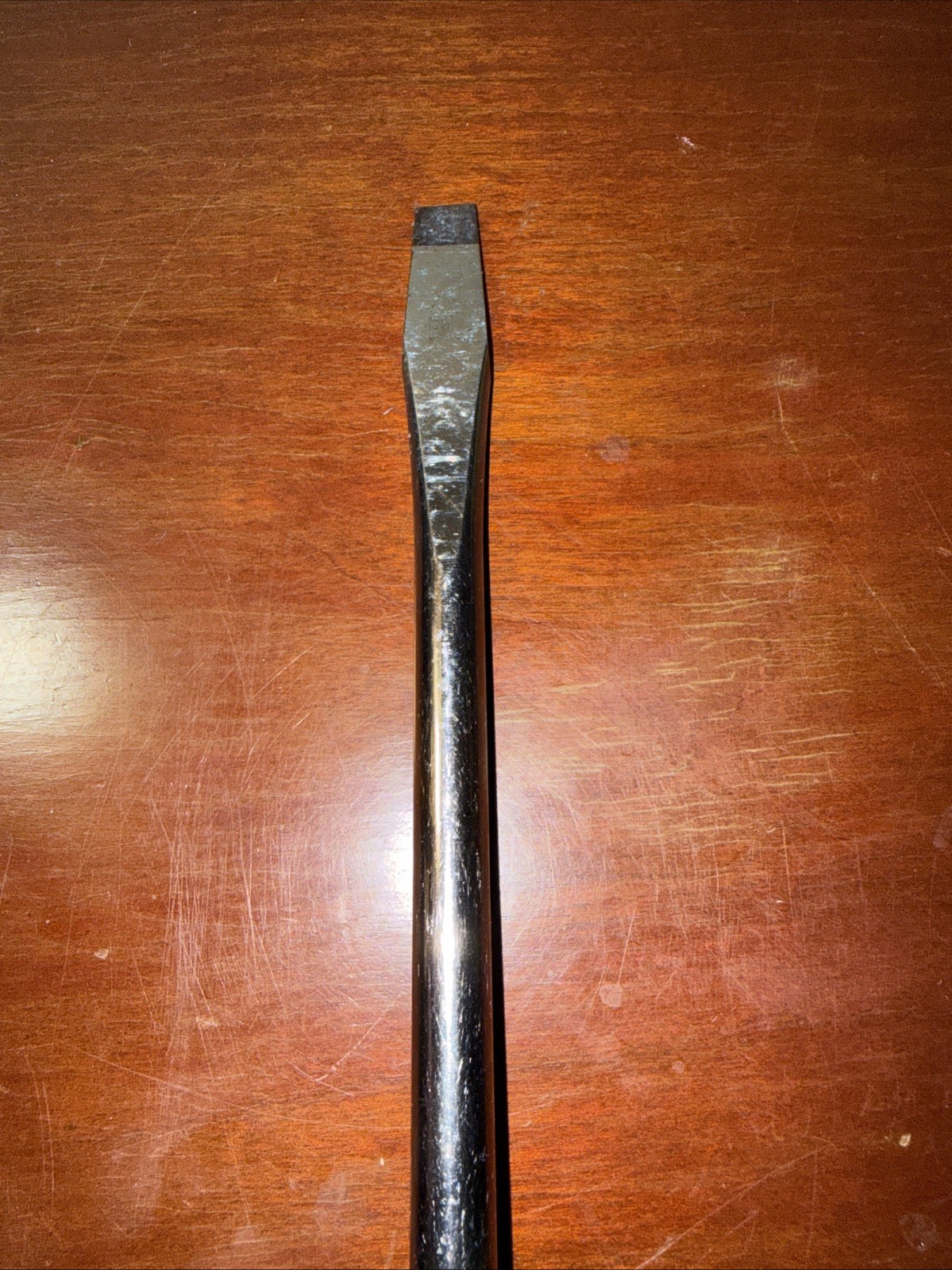 Mactools Flat Head Screwdriver PKRB8CR Red Hard Handle Used