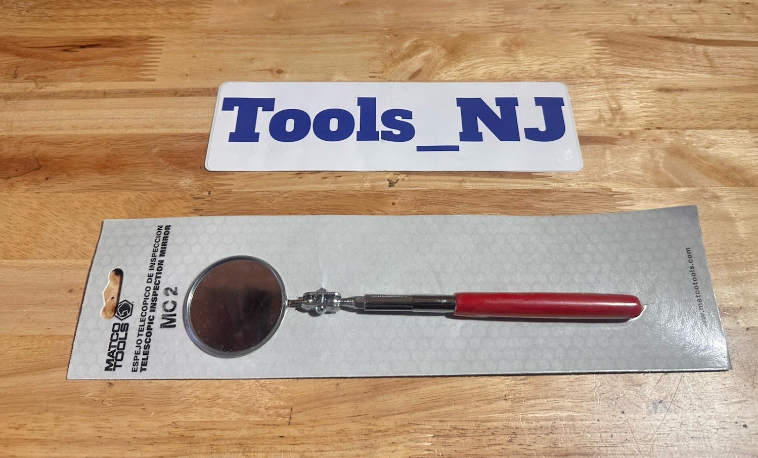 Matco Tools MC2 Inspector Mirror w/ Red Grip, 10″ TO 14″, USA