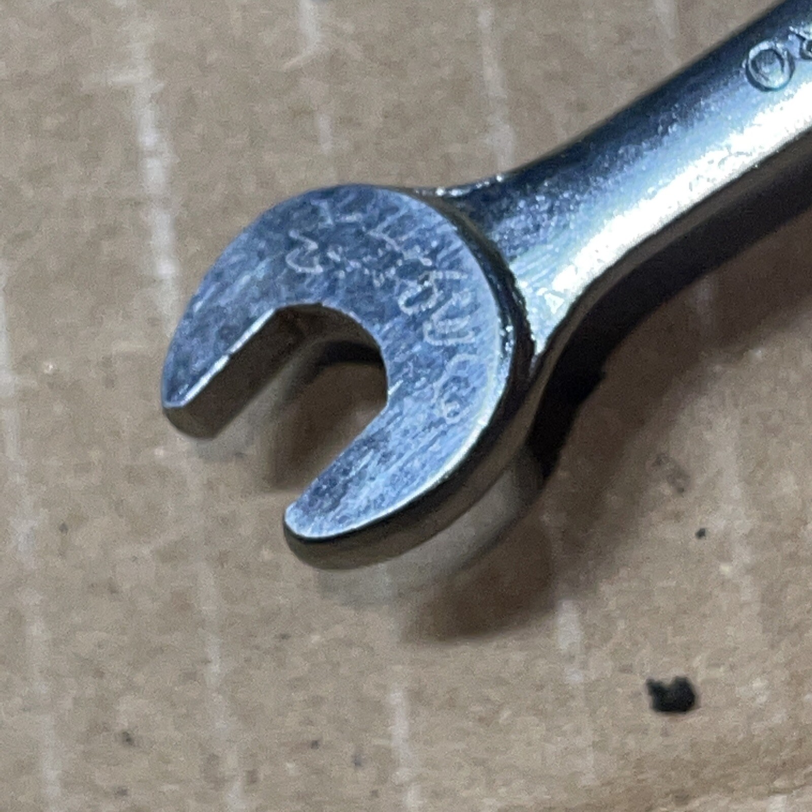 Vintage Duro / Indestro USA 40607A 6 MM X 7 MM Metric Open End Wrench