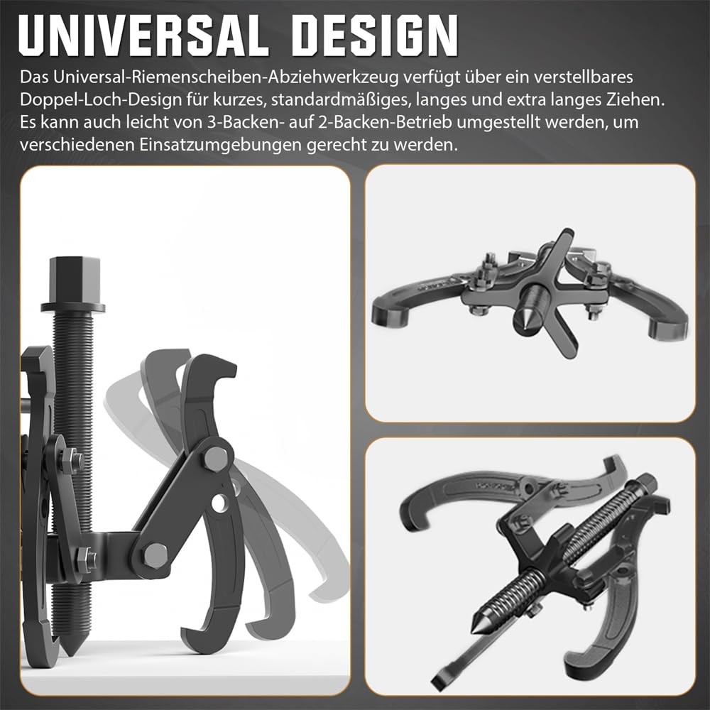 3pcs bearing puller 75/100/150mm with 3 arms for ball bearings, two or three bac…