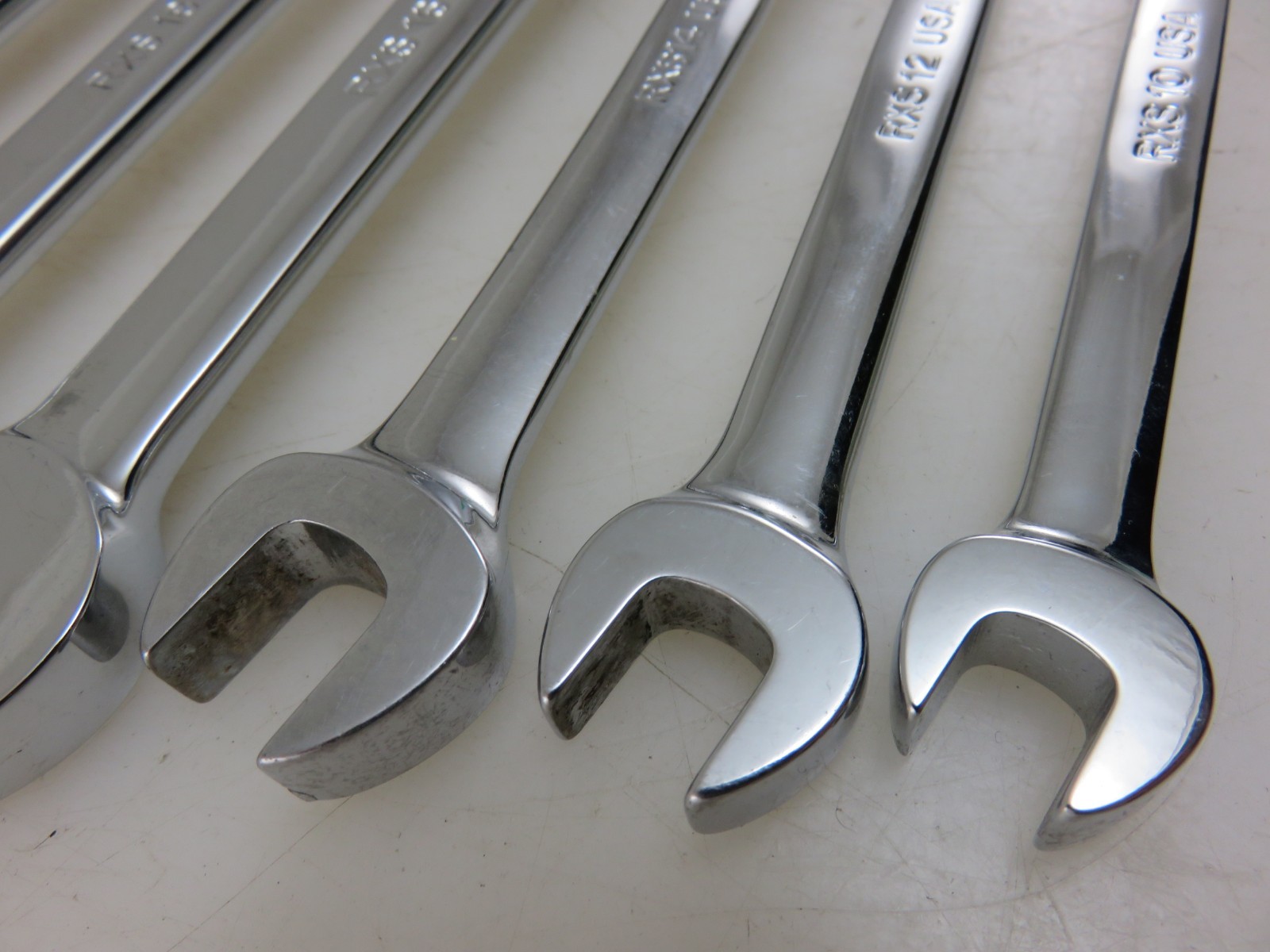 Snap-On RXS Series SAE Flare Nut Open End Wrench 6pc Set 5/16″-5/8″ Vintage