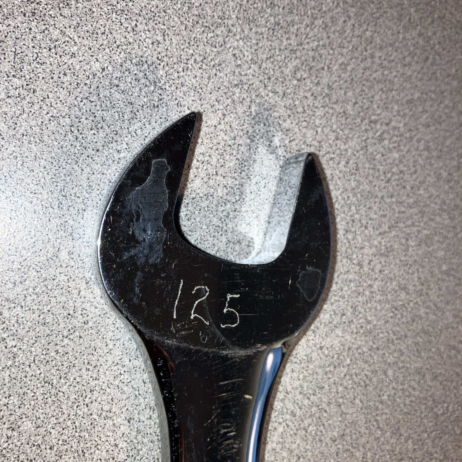 SK Tools 86527 27mm x 30mm Double Open-Ended Wrench Made In USA Engraved