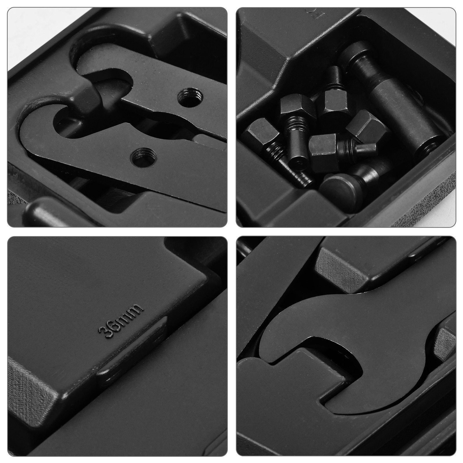 Fan Clutch Removal Tool Kit, Wrench Set 22 36 40 47 51 MM with Pulley Holder