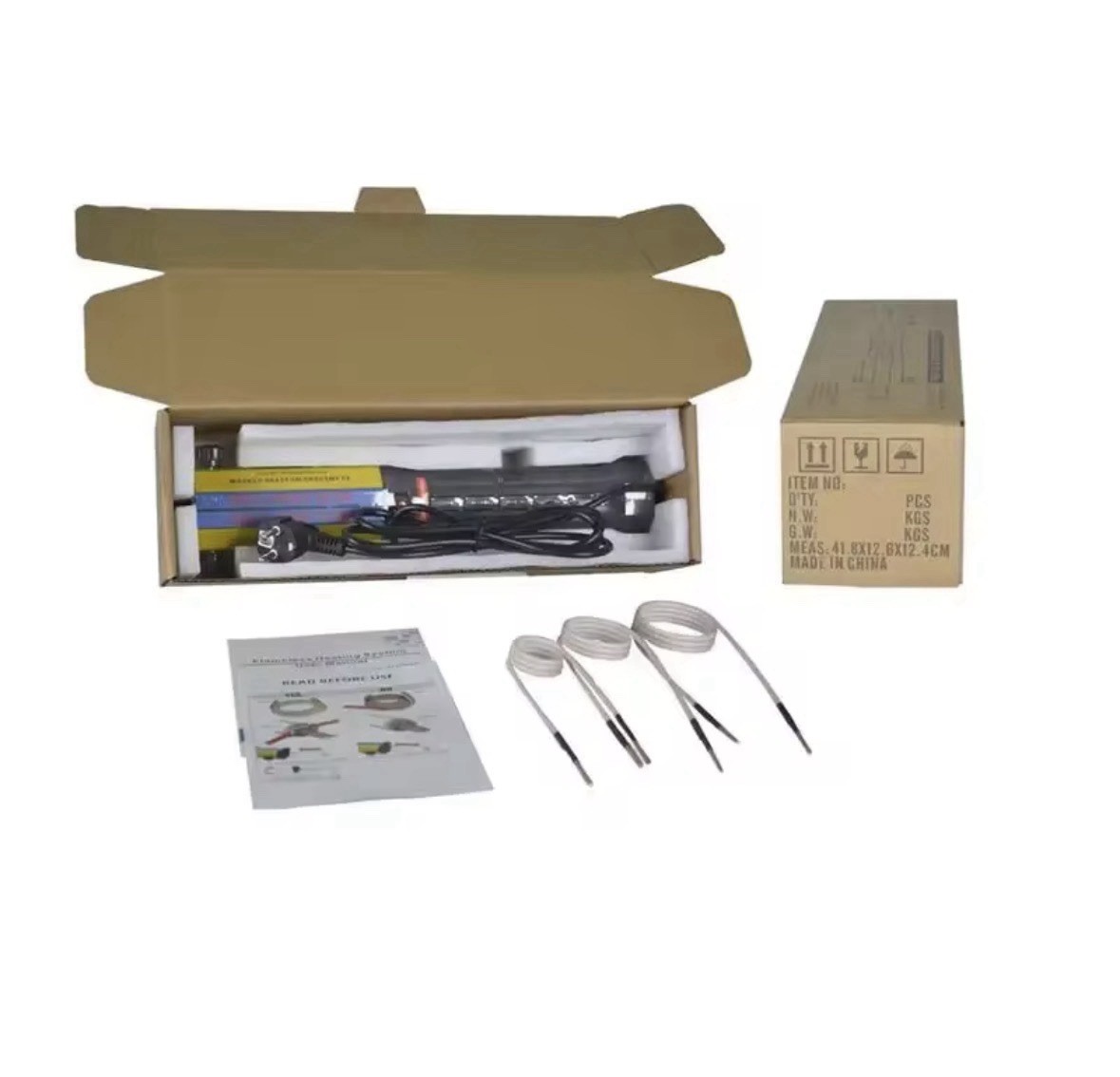 1000W Magnetic Flameless Induction Heater Kit With 3 Coils 110V/220V Repair Tool